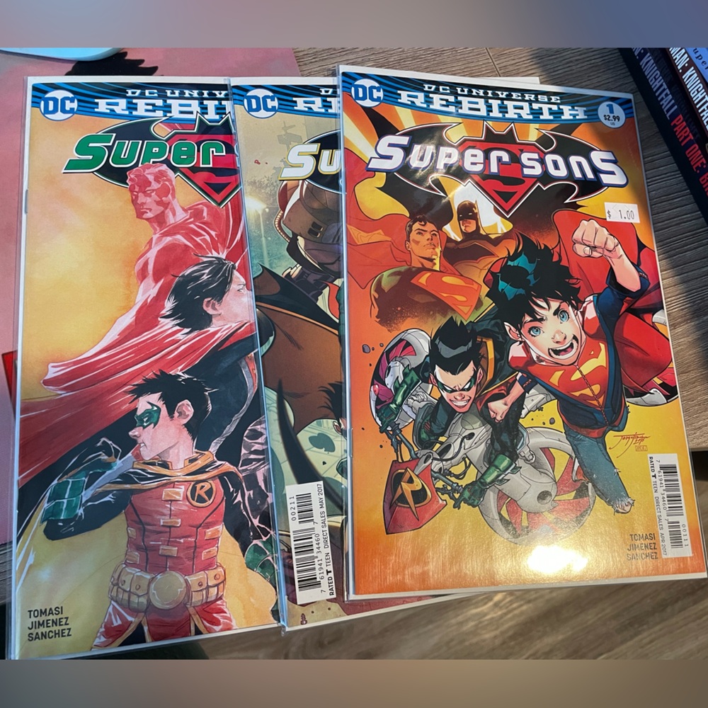 ⬇️DC Rebirth Supersons comic books 2017 issues 1-3